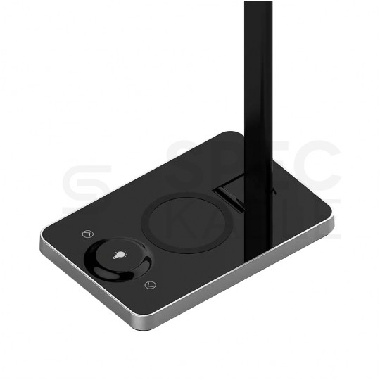 Lampka biurkowa 3w1 5W 560lm ładowarka indukcyjna WW barwa zmienna IP20 3000K-6500K V-TAC VT-7505