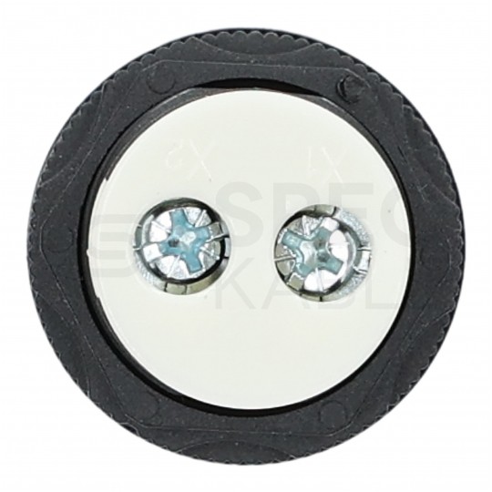 Lampka kontrolna sterownicza LED Biała 12V fi:22mm ADELID