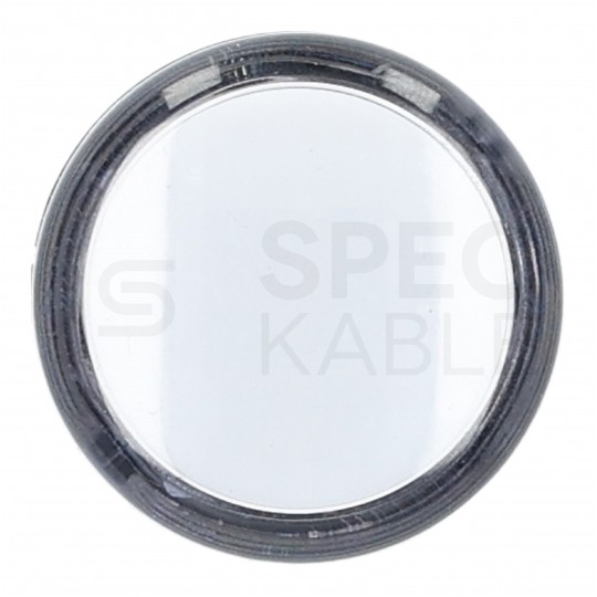 Lampka kontrolna sterownicza LED Biała 12V fi:22mm ADELID