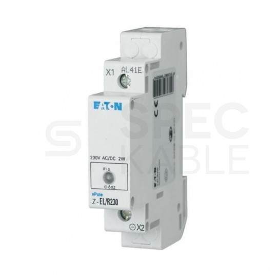 Lampka modułowa sygnalizacyjna (kontrolna) LED Czerwona 1-fazowa 230V AC/DC EATON