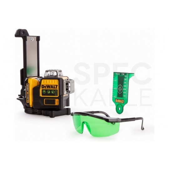 LASER LINIOWY 3-PŁASZCZYZNOWY 10,8V 2,0AH ZIELONA WIĄZKA DEWALT
