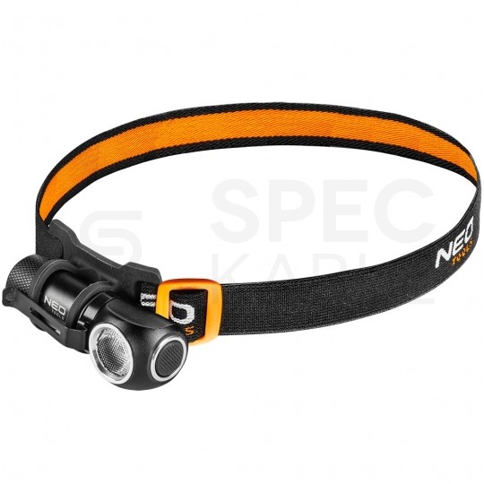 Latarka czołowa akumulatorowa LED 6W 600lm z magnetycznym ładowaniem IPX4 NEO 99-027