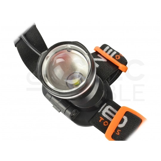 Latarka czołowa bateryjna LED 5W 400lm z funkcją zoom NEO 99-200