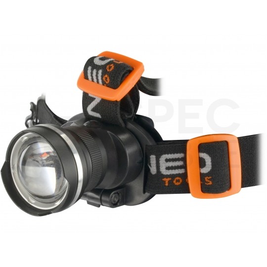 Latarka czołowa bateryjna LED 5W 400lm z funkcją zoom NEO 99-200