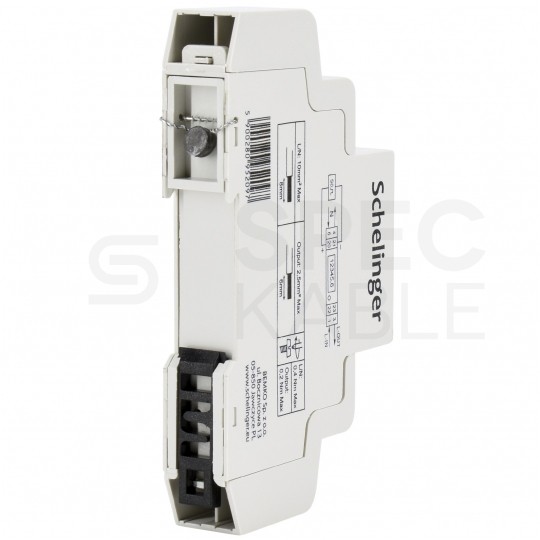 Licznik zużycia energii elektrycznej MID 1-fazowy 5/45A 1-modułowy z wyświetlaczem LCD SCHELINGER