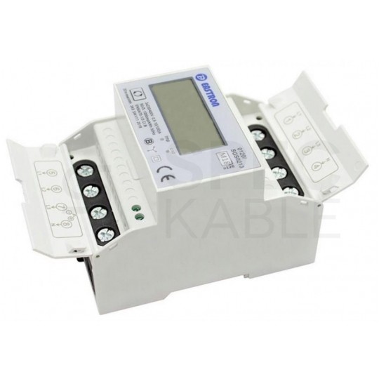 Licznik zużycia energii elektrycznej MID 2-kierunkowy 3-fazowy 10/100A 4-modułowy z wyświetlaczem LCD EASTRON