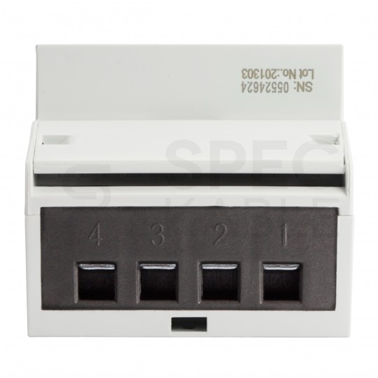 Licznik zużycia energii elektrycznej MID 3-fazowy 10/100A 4-modułowy z wyświetlaczem LCD EASTRON