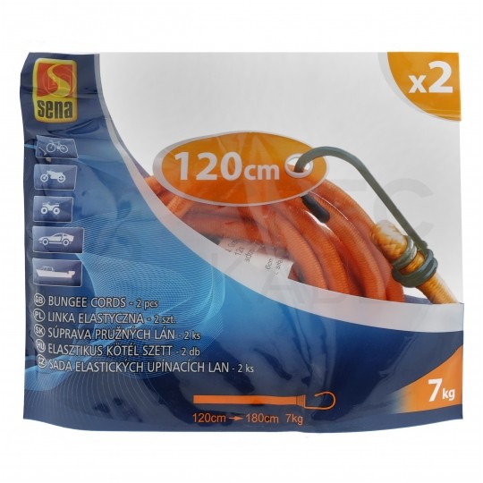 Linka elastyczna guma bagażowa 120cm 2 sztuki SENA