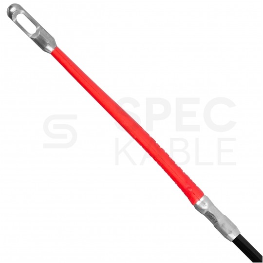 Linka nylonowa, włókno do wciągania, przeciągania kabla w kanałach, rurach, peszlach z pilotem czarna fi: 4mm 10m RUNPOTEC