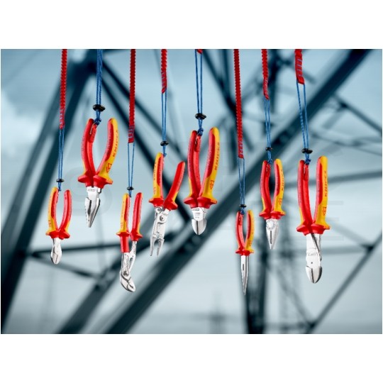 Linka zabezpieczająca przed upadkiem narzędzi do 1,5kg (1,5m) KNIPEX 00 50 01 T BK