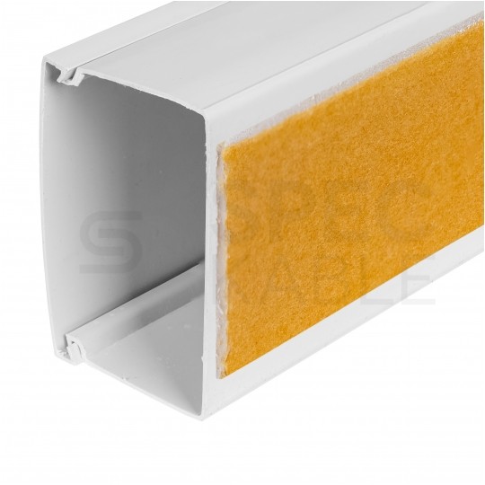 Listwa elektroinstalacyjna kanał kablowy BKK 15x10mm korytko z pokrywą i taśmą montażową 2-stronną KARTON=300m (150szt) NEKU