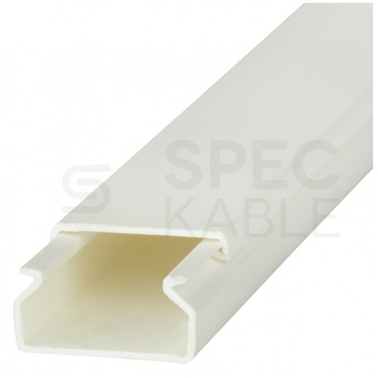 Listwa elektroinstalacyjna kanał kablowy BKK 20x10mm korytko z pokrywą KARTON=200m (100szt)