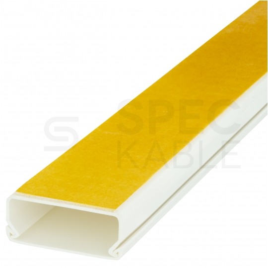 Listwa elektroinstalacyjna kanał kablowy BKK 40x16mm korytko z pokrywą i taśmą montażową 2-stronną