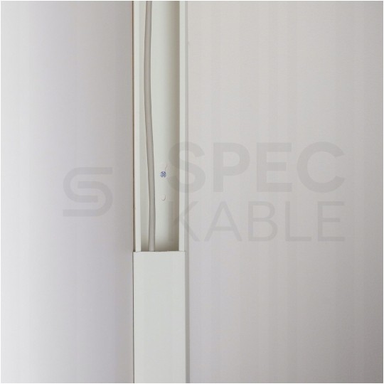 Listwa elektroinstalacyjna kanał kablowy BKK 40x16mm korytko z pokrywą i taśmą montażową 2-stronną