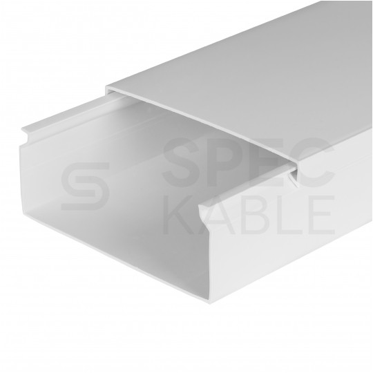 Listwa elektroinstalacyjna kanał kablowy BKK 40x16mm korytko z pokrywą i taśmą montażową 2-stronną KARTON=84m (42szt) NEKU