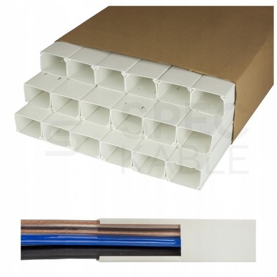 Listwa elektroinstalacyjna kanał kablowy BKK 60x40mm korytko z pokrywą