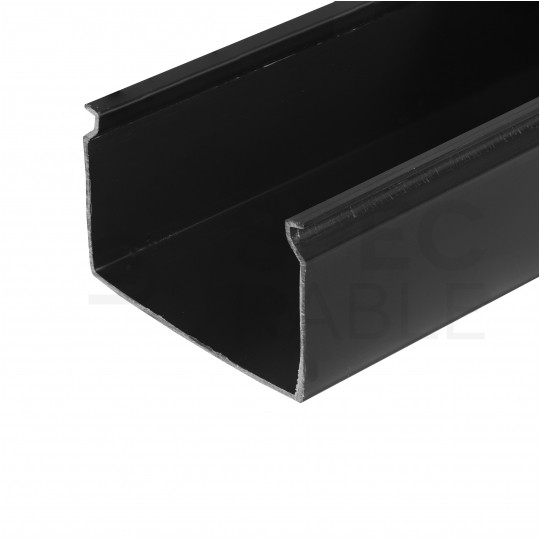 Listwa elektroinstalacyjna kanał kablowy BKK 60x40mm korytko z pokrywą NEKU czarny