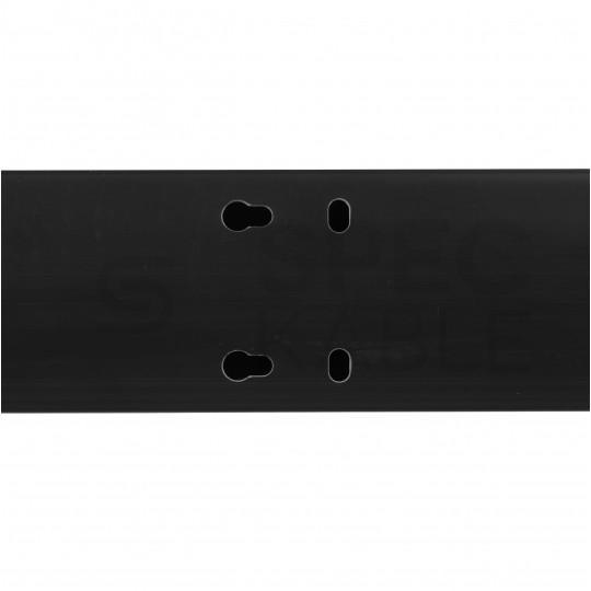 Listwa elektroinstalacyjna kanał kablowy BKK 60x40mm korytko z pokrywą NEKU czarny