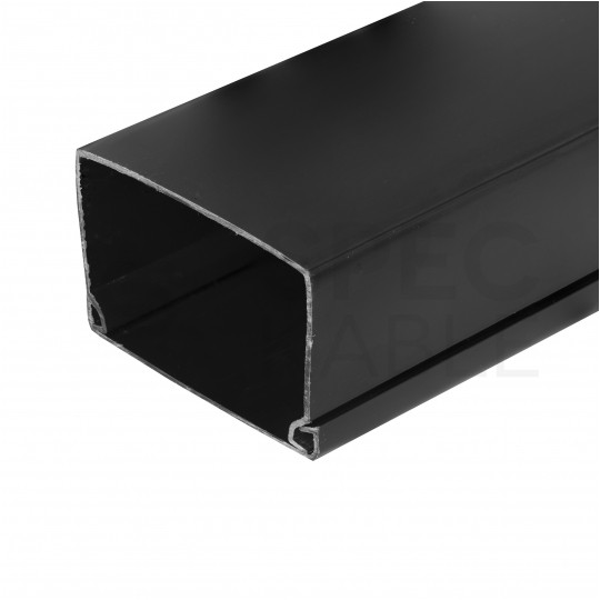 Listwa elektroinstalacyjna kanał kablowy BKK 60x40mm korytko z pokrywą NEKU czarny