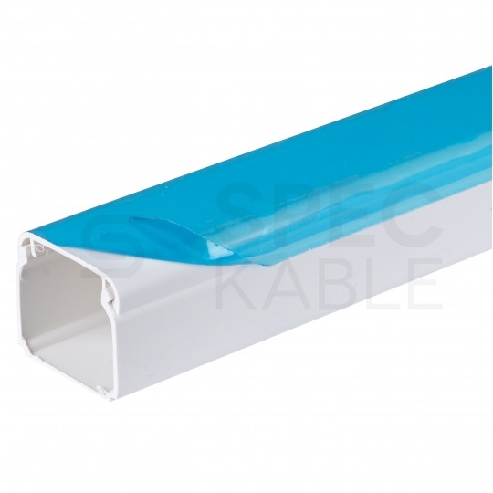 Listwa elektroinstalacyjna, kanał kablowy LHD 20x20mm korytko z pokrywą z folią ochronną KOPOS