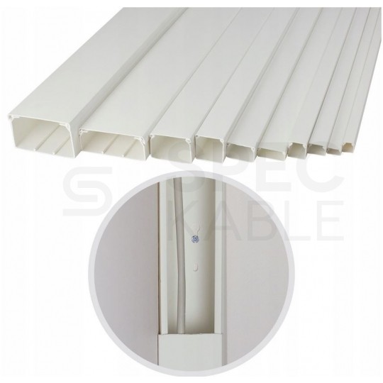 Listwa elektroinstalacyjna kanał kablowy LS 15x10mm korytko z pokrywą