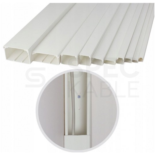 Listwa elektroinstalacyjna kanał kablowy LS 90x40mm korytko z pokrywą