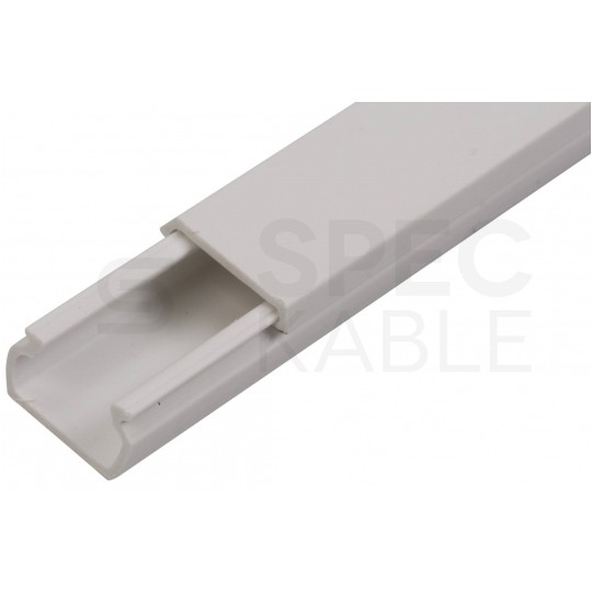 Listwa elektroinstalacyjna kanał kablowy LST 17x15mm korytko z pokrywą i taśmą montażową 2-stronną