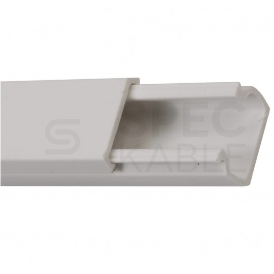 Listwa elektroinstalacyjna kanał kablowy LST 25x15mm korytko z pokrywą i taśmą montażową 2-stronną