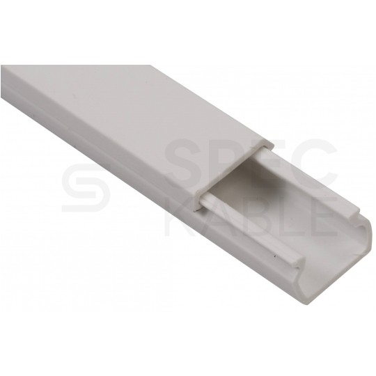 Listwa elektroinstalacyjna kanał kablowy LST 25x15mm korytko z pokrywą i taśmą montażową 2-stronną