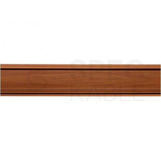 Listwa elektroinstalacyjna kanał kablowy MKE 11x15mm korytko z pokrywą AKS drewno ciemne