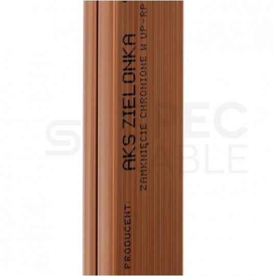 Listwa elektroinstalacyjna kanał kablowy MKE 11x15mm korytko z pokrywą AKS drewno ciemne