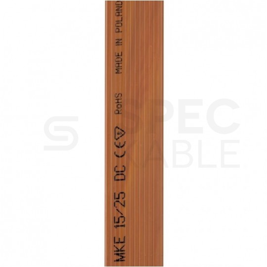 Listwa elektroinstalacyjna kanał kablowy MKE 11x15mm korytko z pokrywą AKS drewno ciemne