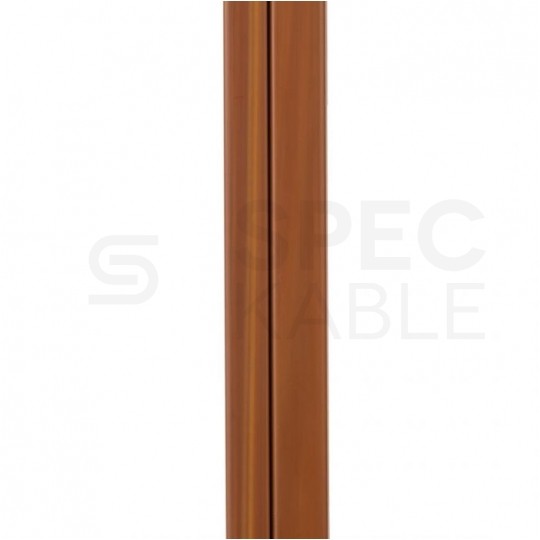 Listwa elektroinstalacyjna kanał kablowy MKE 11x15mm korytko z pokrywą AKS drewno ciemne