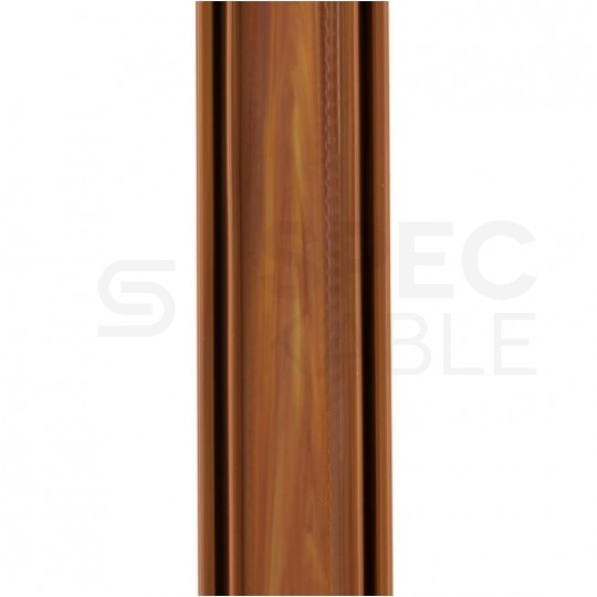 Listwa elektroinstalacyjna kanał kablowy MKE 11x15mm korytko z pokrywą AKS drewno ciemne