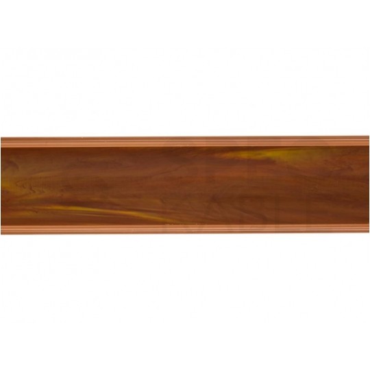 Listwa elektroinstalacyjna kanał kablowy MKE 25x40mm korytko z pokrywą AKS drewno ciemne