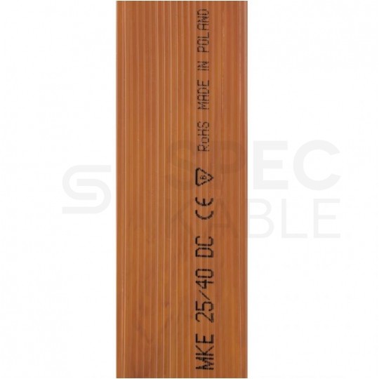 Listwa elektroinstalacyjna kanał kablowy MKE 25x40mm korytko z pokrywą AKS drewno ciemne