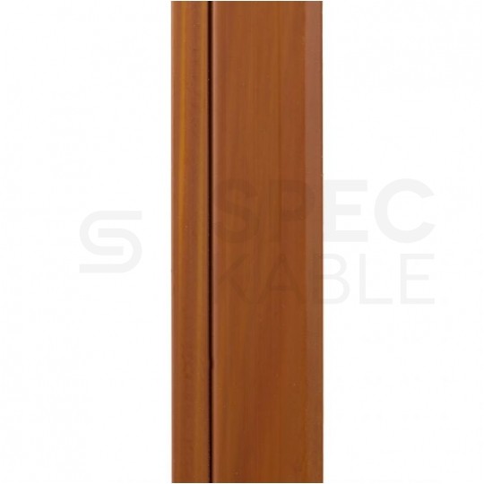 Listwa elektroinstalacyjna kanał kablowy MKE 25x40mm korytko z pokrywą AKS drewno ciemne