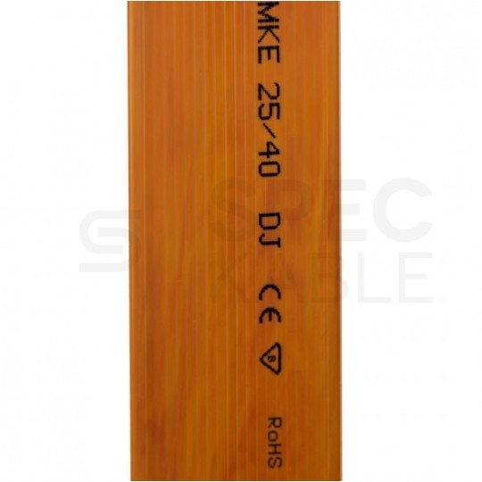 Listwa elektroinstalacyjna kanał kablowy MKE 25x40mm korytko z pokrywą AKS drewno jasne