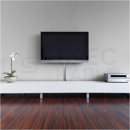 Listwa maskująca przewody TV maskownica uniwersalna napodłogowa naścienna 50x12mm jasnoszara 2m