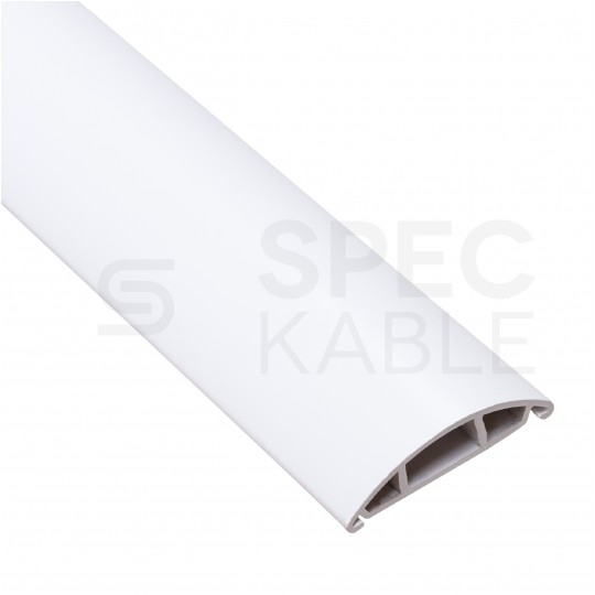 Listwa maskująca przewody TV maskownica uniwersalna napodłogowa naścienna 50x15mm biała 2m