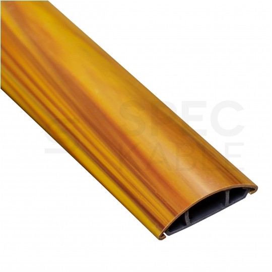 Listwa maskująca przewody TV maskownica uniwersalna napodłogowa naścienna 50x15mm drewno jasne 2m