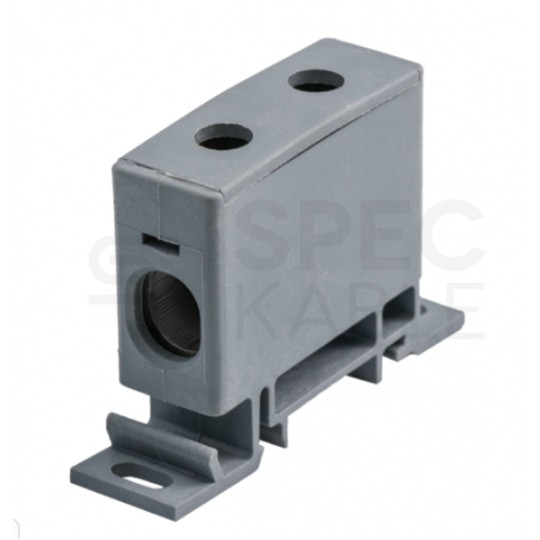 Listwa zaciskowa AL/CU 1x50mm2 150A szara na szynę DIN TH35 PAWBOL