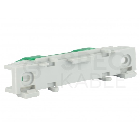 Listwa zaciskowa LZ 7-torowa zielona 80A na szynę DIN TH35 (7x16mm2) PAWBOL