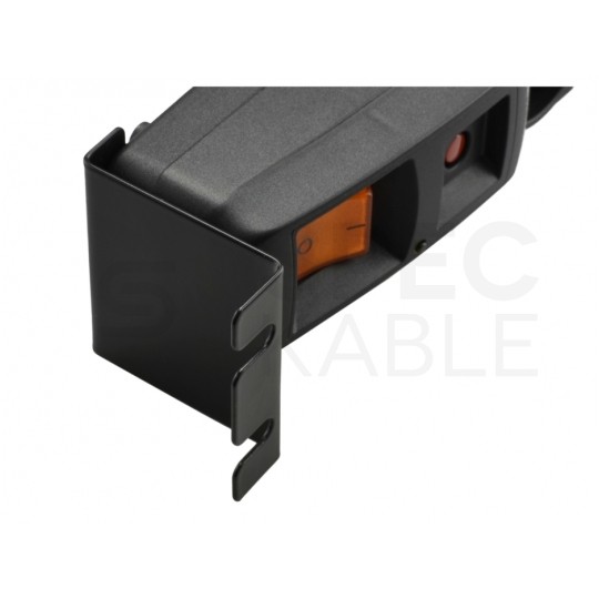 Listwa zasilająca antyprzepięciowa RACK 19" 2U 8 gniazd z wyłącznikiem ACAR S8FA czarna 3m