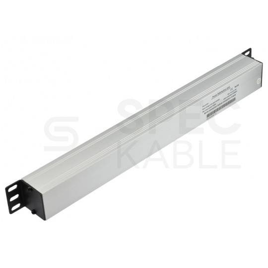 Listwa zasilająca RACK 19" 1U 8 gniazd z wyłącznikiem NEKU 1,8m