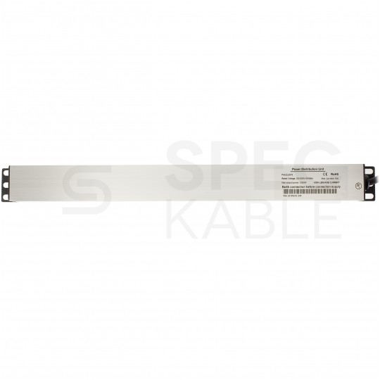 Listwa zasilająca RACK 19" 1U 9 gniazd z wtykiem C14 i wyłącznikiem NEKU 1,8m