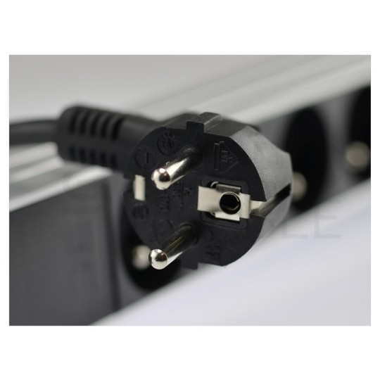 Listwa zasilająca RACK 19" 1U pionowa 12 gniazd