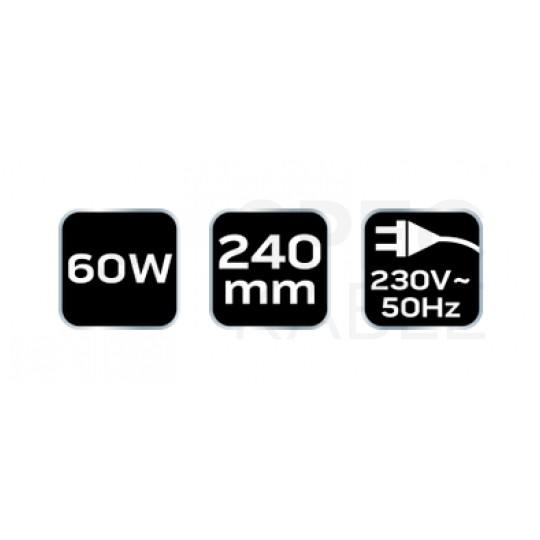 Lutownica prosta kolbowa oporowa grzałkowa 60W 450°C z przewodem 1,3m 19-156 NEO 19-156