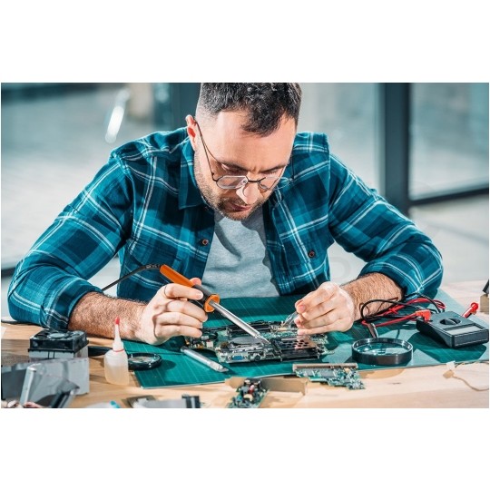 Lutownica prosta kolbowa oporowa grzałkowa 60W 450°C z przewodem 1,3m 19-156 NEO 19-156