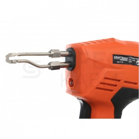 Lutownica transformatorowa 200W LED w walizce Kraft&Dele